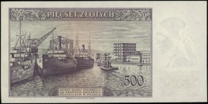 500 zlatých, 15.08.1939; série C, číslo 599014; Luc...