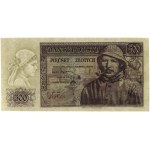 500 złotych, 15.08.1939; seria C, numeracja 599014; Luc...