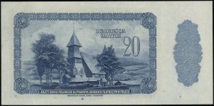 20 złotych, 20.08.1939; seria C, numeracja 454918; Luco...