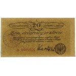 A voucher for $20 in gold from the Government Delegation to Poland for...