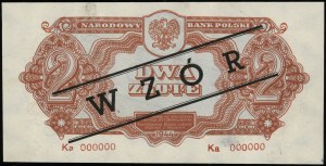 2 złote, 1944; w klauzuli OBOWIĄZKOWYM, seria Ka, numer...