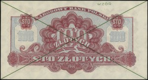 100 zlatých, 1944; v klauzule OBVIOUS, séria AC, č...