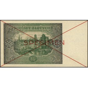 500 zloty; 15.01.1946; series A, numbering 8900000 / 1....