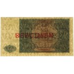 20 zloty, 15.05.1946; B series, numbering 0000000, pos...