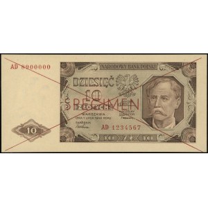 10 Gold, 1.07.1948; Serie AD, Nummerierung 8900000 / 12...