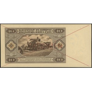10 zloty, 1.07.1948; AD series, numbering 8900000 / 12...