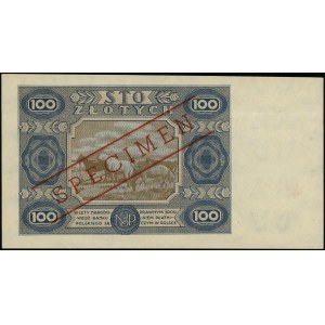 100 złotych, 1.07.1948 (projektu z 15.05.1947); seria A...