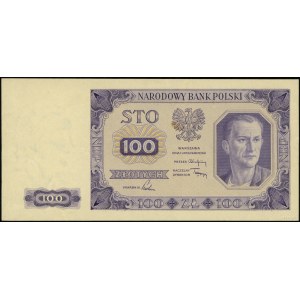 100 zloty, 1.07.1948 ; sans série ni numérotation....
