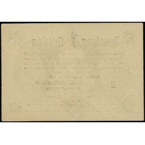 1 gulden, 22.10.1923; série B, číslování 087402, bez st...