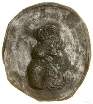 Print of the obverse of an unknown medal, Gdansk (?); Bust of...
