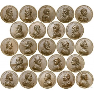 Royal Suite - ensemble de 23 médailles frappées en cuivre, ...