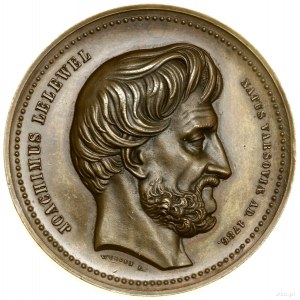 Joachim Lelewel; Pamätná medaila, 1859, navrhol Jo...