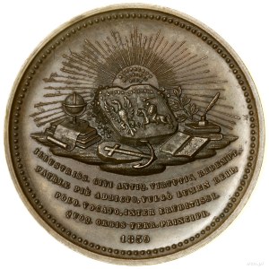 Joachim Lelewel; Medal pamiątkowy, 1859, projektował Jo...