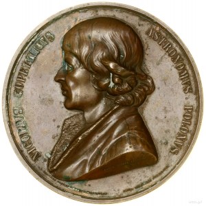 Mikuláš Koperník; medaila na počesť otvorenia Múzea astronómie...