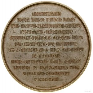 Nicolaus Copernicus; medaglia per commemorare l'apertura del Museo di Ast...