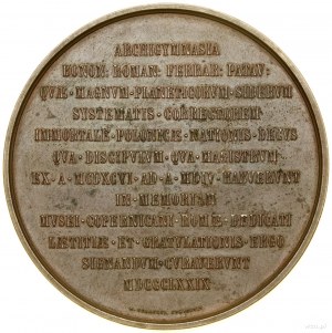 Nikolaus Kopernikus; Medaille zum Gedenken an die Eröffnung des Museums für Astrologie...
