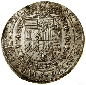 Thaler, 1653, Vienne ; Av : Buste du souverain dans une couronne de laurier....
