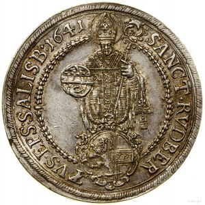 Thaler, 1641, Salzburg; Av: Madona s dieťaťom, poni...