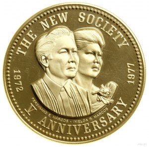 5 000 peso, 1977, Coatesville; The New Society V Annive....