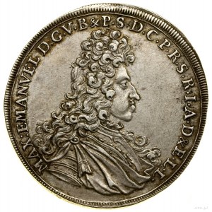 Thaler 1694, Munich ; Av : Buste du duc à droite, M...