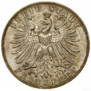 Thaler, 1862, Frankfurt; AKS 44, Davenport 653, Thun 146....