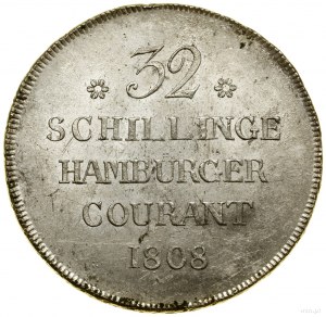 32 shillings, 1808 HSK; AKS 12, Gaedechens 655; silver, ...