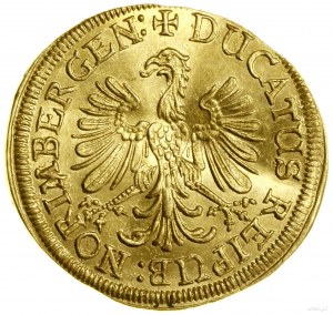 Ducat, 1640, Nuremberg; Av: Eagle, DUCATUS REIPUB NORI....