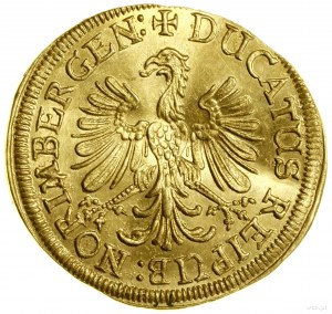 Ducato, 1640, Norimberga; Av: Aquila, DUCATUS REIPUB NORI....