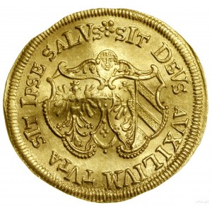 Ducat, 1640, Nuremberg; Av: Eagle, DUCATUS REIPUB NORI....
