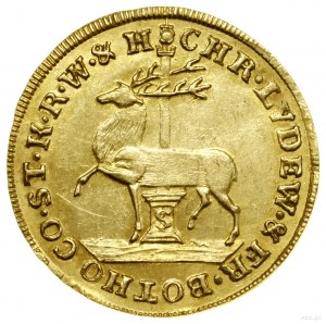1/2 ducato, 1750 IE - VC, Stolberg; punzone con data su p....