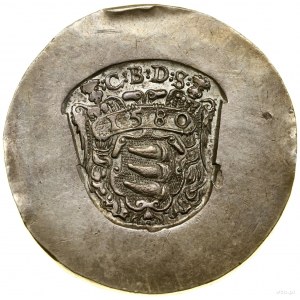 Talar jednostronny, 1580, Sybin; Dwa anioły podtrzymują...