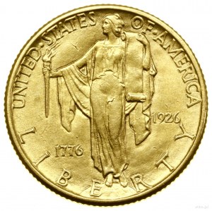 2 1/2 Dollar, 1926, Philadelphia; 150. Jahrestag der Unabhängigkeit....