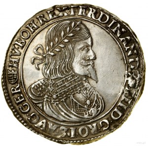 Thaler, 1650 KB, Kremnica; Av: poprsí panovníka ve věnci z...