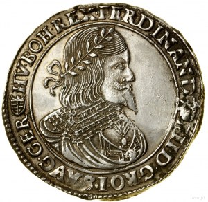 Thaler, 1650 KB, Kremnica; Av: Bust of ruler in wreath....