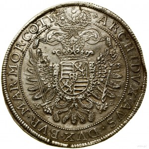 Thaler, 1661 KB, Kremnica; Av: Bust of ruler in wreath....