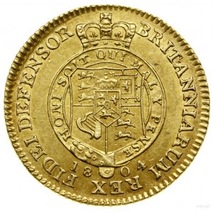 1/2 Guinee, 1804, London; Fr. 367, KM 651, S. 3737; fol...