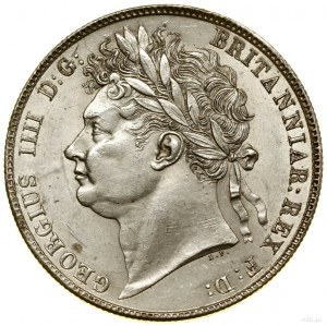 1/2 Krone, 1823, London; KM 688, S. 3808; Silber, 14,1....