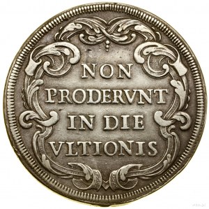 Piastra, 1682, Rome; on the reverse NON PRODERVNT IN DIE V....