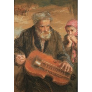 Teodor Axentowicz (1859 Braszów/Rumunia - 1938 Kraków) - Lirnik