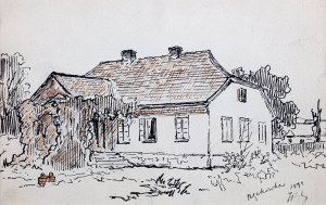 Tadeusz Rybkowski (1848 Kielce – 1926 Lwów) - Dworek, 1899 r.
