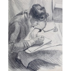 Stanisław Kamocki (1875 Warszawa - 1944 Zakopane) - Piszący list
