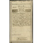 25 polských zlotých, 8.6.1794; série C, velmi vzácná ...