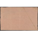 papier do druku banknotu 10 złotych polskich, 1824; egz...