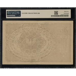 1,000 Polish marks, 17.05.1919; watermark slice m...