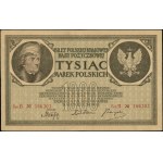1,000 Polish marks, 17.05.1919; watermark slice m...