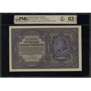 1.000 marek polskich, 23.08.1919; seria I-M, numeracja ...
