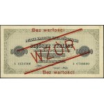 500,000 Polish marks, 30.08.1923; double-sided diagonal ...