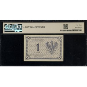 1 złoty, 28.02.1919; seria 3 J, numeracja 057,079; Luco...