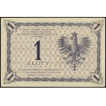 1 złoty, 28.02.1919; seria 3 J, numeracja 057,079; Luco...