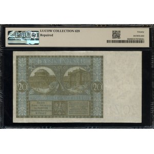 20 złotych, 1.03.1926; seria W., numeracja 2089732; Luc...